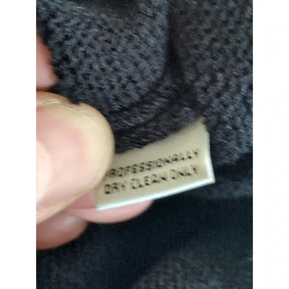 St John Basics Santana Knit Sweater Small Black Ribbed Pullover Side Slit 3/4‎